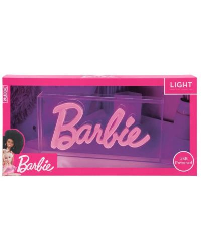 Lampă Paladone Retro Toys: Barbie - Logo - 3
