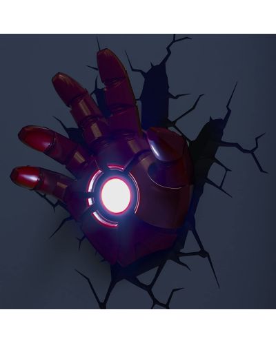 Lampa 3DLightFX Marvel: Iron Man - Hand - 3