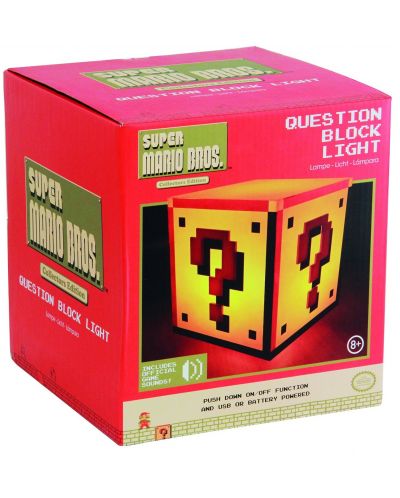 Lampa Paladone Super Mario Bros. - Question Block - 4