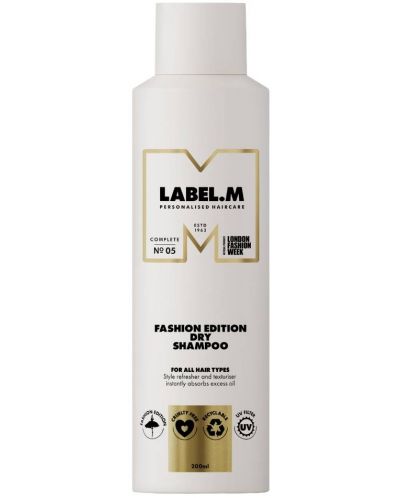 Label.m Fashion Edition Șampon uscat pentru păr, 200 ml - 1