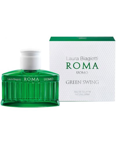 Laura Biagiotti Apă de toaletă Roma Uomo Green Swing, 40 ml - 2