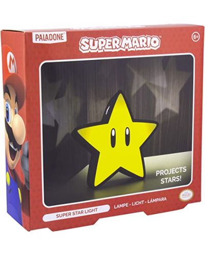 Lampa proiector Paladone Super Mario - Super Star - 3