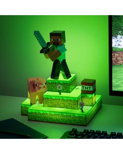 Jocuri Paladone: Minecraft - Steve Diorama - 3