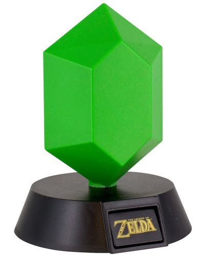 Mini Lampa Paladone Nintendo The Legend of Zelda - Green Rupee, 10 cm - 1