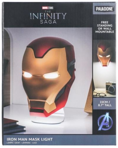 Lampă Paladone Marvel: Iron Man - The Iron Man Mask - 2