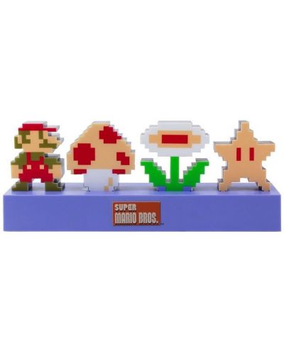 Lampă Paladone Games: Super Mario Bros. - Retro Icons - 1