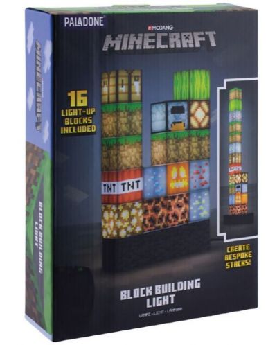 Lampă Paladone Games: Minecraft - Block Building - 3