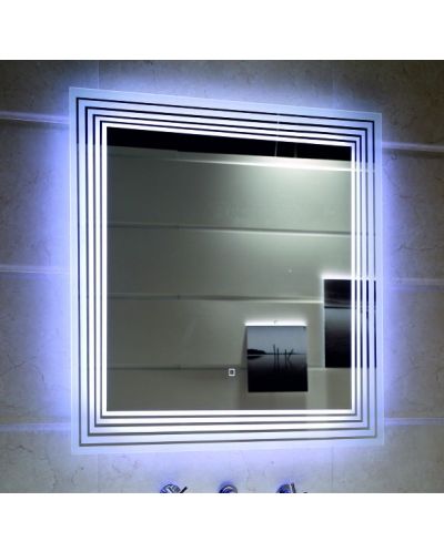 Oglindă de perete cu LED Inter Ceramic - Диа, ICL 1496, 80 x 80 cm - 2