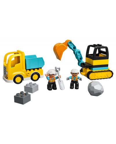 Constructor Lego Duplo Town - Camion si excavator (10931) - 3