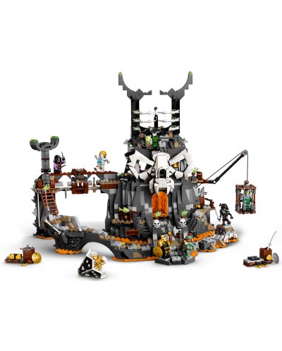 Constructor  Lego Ninjago - Temnitele vrajitorului Craniu (71722) - 4