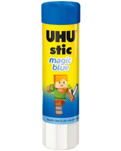 Baton de lipici Uhu - Magic Blue BTS Minecraft, 8.2 g, sortiment  - 4