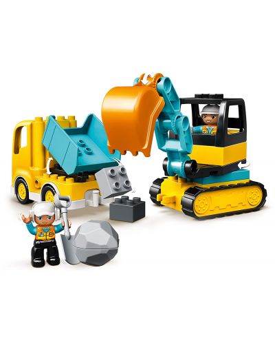Constructor Lego Duplo Town - Camion si excavator (10931) - 4