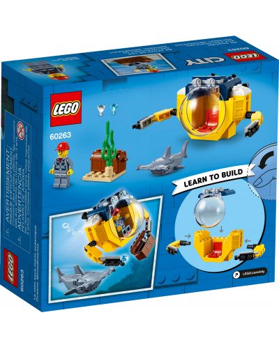 Constructor  Lego City - Minisubmarin (60263) - 2