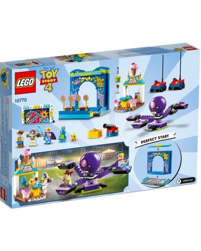 Constructor Lego Toys Story 4 - Parc de distractii Buzz și Woody 10770) - 2