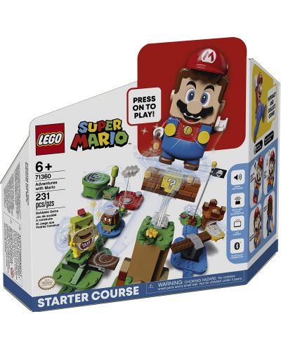 Constructor Lego Super Mario - Aventurile lui Mario, set de baza (71360) - 1
