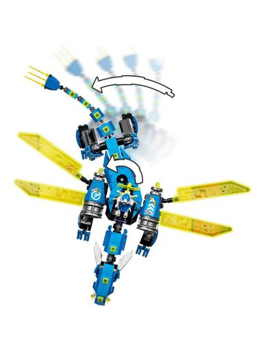 Constructor Lego Ninjago - Dragonul cibernetic al lui Jay (71711) - 5