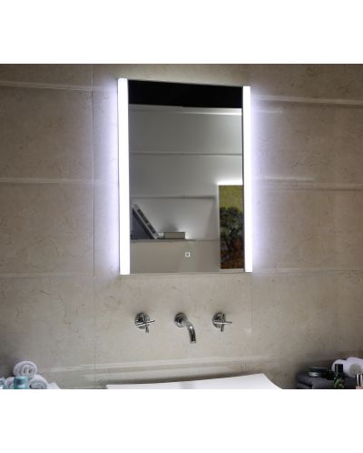 Oglindă de perete cu LED Inter Ceramic - Lusita, ICL 1499, 50 x 70 cm - 1