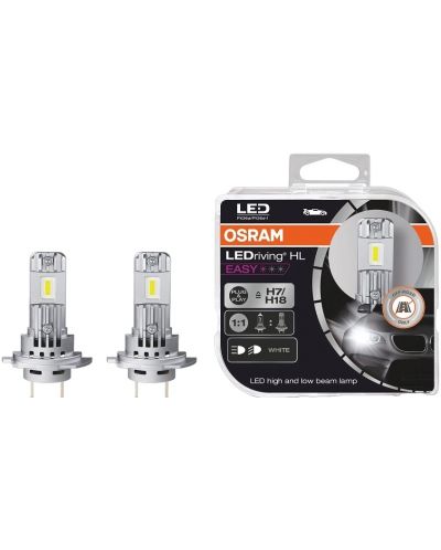 Becuri auto LED Osram LEDriving - HL Easy, H7/H18, 16.2W, 2 buc. - 2