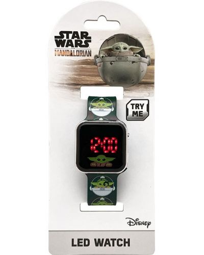 Ceas LED Kids Euroswan - Star Wars Yoda - 3