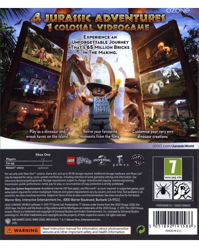 LEGO Jurassic World (Xbox One) - 4