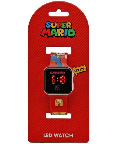 Ceas LED Kids Euroswan - Super Mario - 3