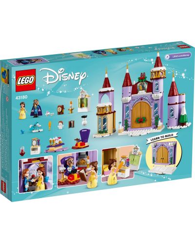 Constructor Lego Disney - Sarbatoarea de iarna la Castelul Bellei (43180) - 2
