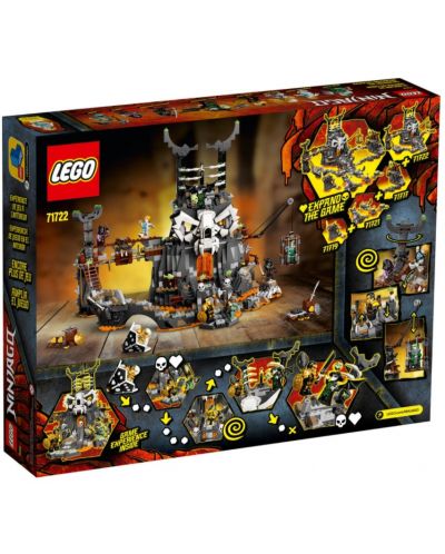 Constructor  Lego Ninjago - Temnitele vrajitorului Craniu (71722) - 2