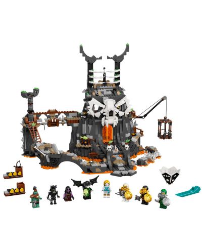 Constructor  Lego Ninjago - Temnitele vrajitorului Craniu (71722) - 3