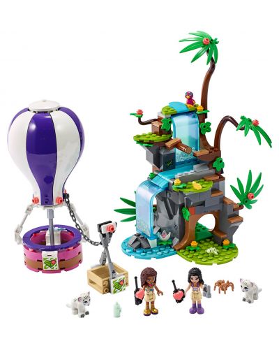 Constructor Lego Friends - Salvarea cu balonul a tigrului din jungla (41423) - 3