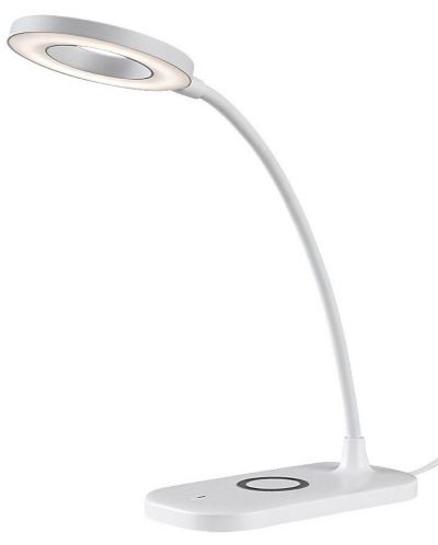 Lampa LED cu incarcator wireless Rabalux - Hardin, IP20, 5W, 210-720lm, alb - 2