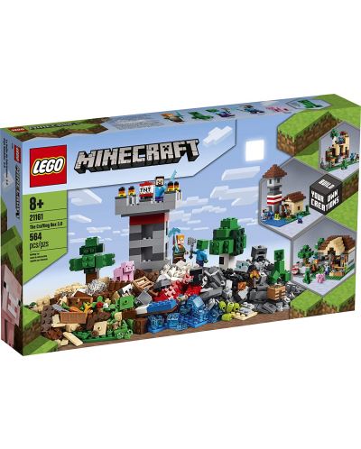 Constructor Lego Minecraft Cutie de construit 3.0 21161 Ozone.ro