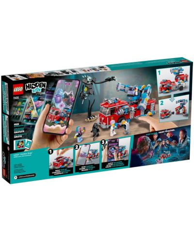 Set De Construit Lego Hidden Side Camion De Pompieri Fantoma 3000 70436 Ozone Ro