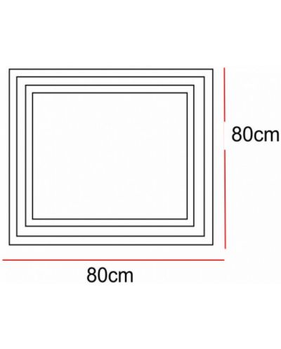 Oglindă de perete cu LED Inter Ceramic - Диа, ICL 1496, 80 x 80 cm - 3