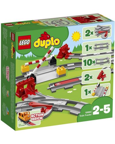 Constructor Lego Duplo - Sine pentru tren (10882) - 1