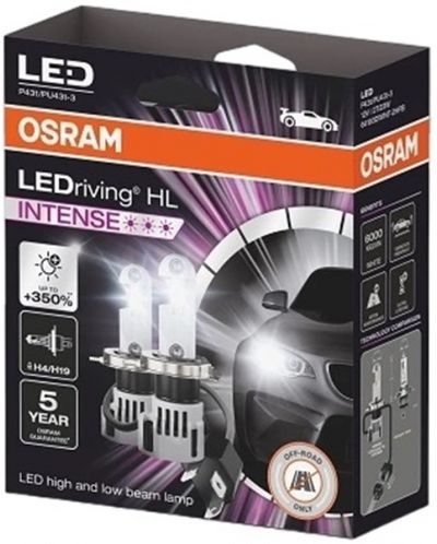 Becuri auto LED Osram - LEDriving, HL Intense, H4/H19, 27/23W, 2 buc. - 1