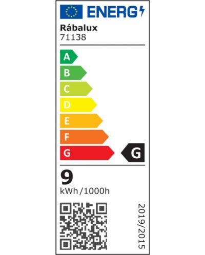 Aplică cu LED Rabalux - Irelia 71138, IP20, 230V, 9W, atene-crom - 7