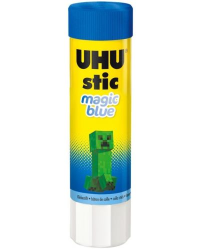 Baton de lipici Uhu - Magic Blue BTS Minecraft, 8.2 g, sortiment  - 3