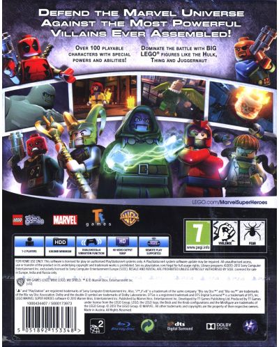LEGO MARVEL SUPER HEROES (PS4) - 4