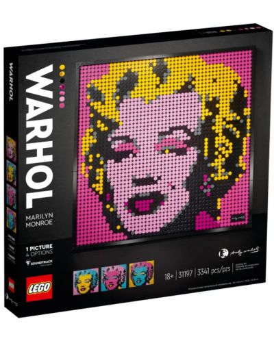 Constructor Lego Zebra - Andy Warhol's Marilyn Monroe - 1