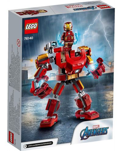 Constructor Lego Marvel Super Heroes - Iron Man Mech (76140) - 2