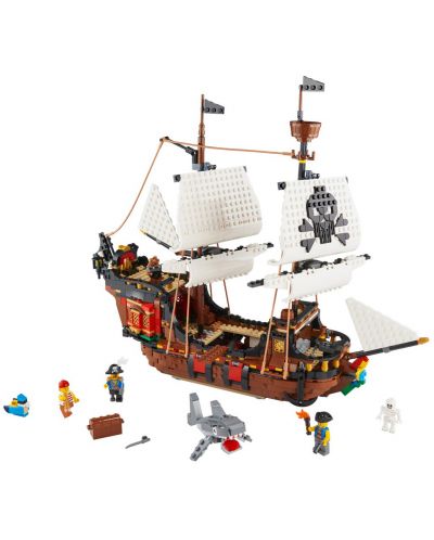 Constructor 3 in1 Lego Creator - Corabie de pirati (31109) - 3