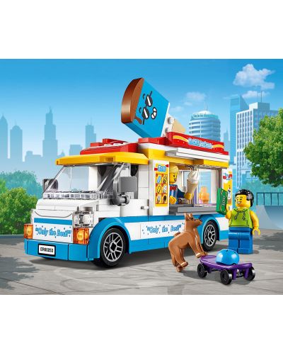Constructor Lego City Great Vehicles - Furgoneta cu inghetata (60253) - 6