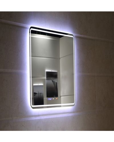 Oglindă de perete cu LED Ceramic - ICL 1799, 60 x 80 cm, albastru - 1