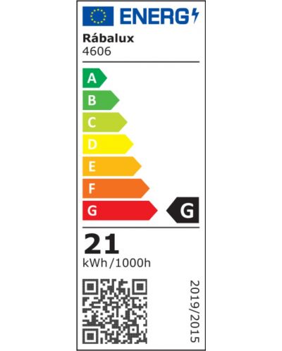 Candelabru LED Rabalux - Cyclone 4606, IP20, 21W, 230V, argintiu - 6