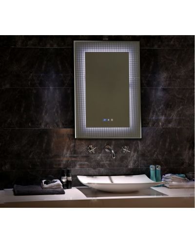 Oglindă de perete cu LED Inter Ceramic - ICL 1793, 60 x 90 cm, albastru - 2