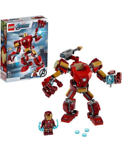 Constructor Lego Marvel Super Heroes - Iron Man Mech (76140) - 3