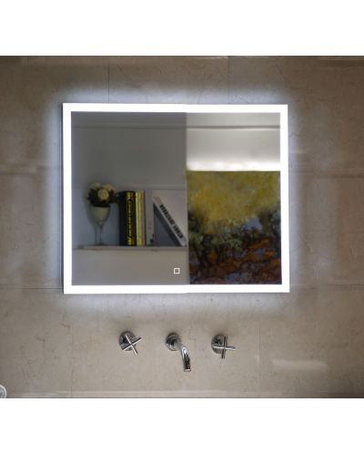 Oglindă de perete cu LED Inter Ceramic - Jara, ICL 1498, 60 x 60 cm - 1