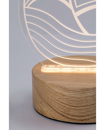 Lampa de masa LED Rabalux - Akali 76001, IP 20, 2 W, transparenta - 4