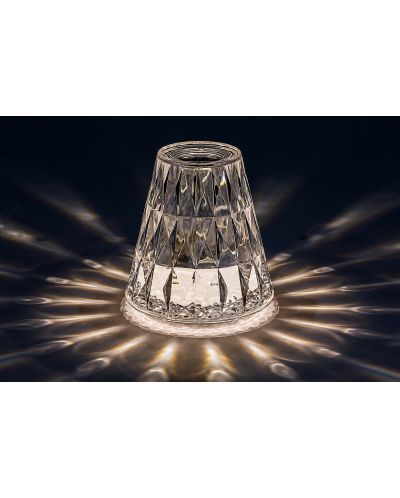 Lampă de masă LED Rabalux - Siggy 76004, RGB, IP 20, 2 W, transparent - 3