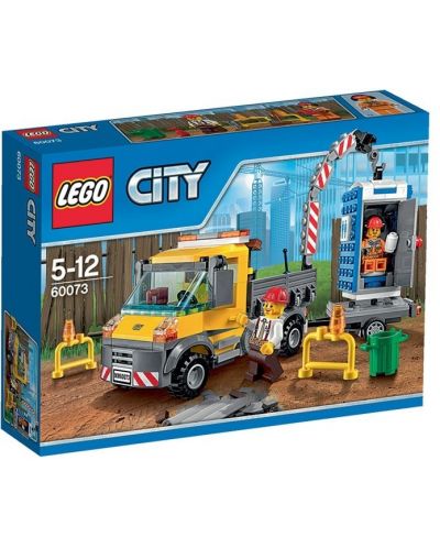 Snake Happening personality Constructor Lego City - Camion de service si cabina de toaleta (60073) |  Ozone.ro